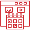 Content scheduling and posting on chosen platforms