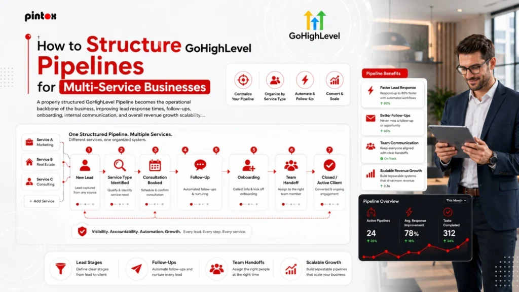 How to Structure GoHighLevel Pipelines for Multi-Service Businesses