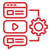 Social media content services (posts, captions, simple visuals)